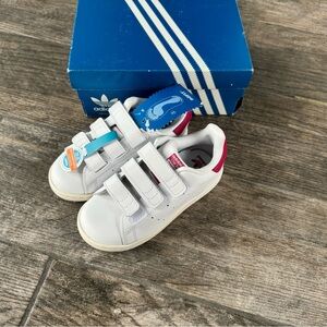 Brand New Adidas Stan Smith Pink Kids Shoes